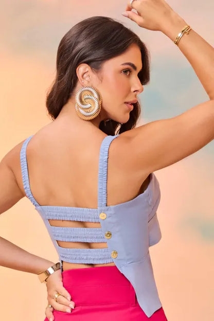 Blusa Peplum Kalix